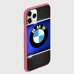 Чехол iPhone 11 Pro матовый BMW, цвет: 3D-малиновый — фото 2