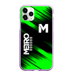 Чехол iPhone 11 Pro матовый METRO EXODUS, цвет: 3D-сиреневый