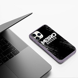 Чехол iPhone 11 Pro матовый METRO EXODUS, цвет: 3D-серый — фото 2