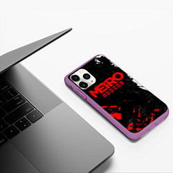 Чехол iPhone 11 Pro матовый METRO EXODUS, цвет: 3D-фиолетовый — фото 2