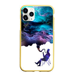 Чехол iPhone 11 Pro матовый Smoky dreams, цвет: 3D-желтый