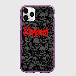 Чехол iPhone 11 Pro матовый SLIPKNOT, цвет: 3D-фиолетовый