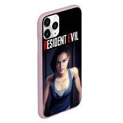 Чехол iPhone 11 Pro матовый Jill Valentine, цвет: 3D-розовый — фото 2