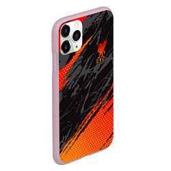 Чехол iPhone 11 Pro матовый Liverpool F C, цвет: 3D-розовый — фото 2