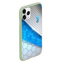 Чехол iPhone 11 Pro матовый Juventus F C, цвет: 3D-салатовый — фото 2
