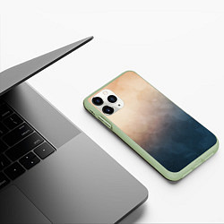 Чехол iPhone 11 Pro матовый Тана, цвет: 3D-салатовый — фото 2