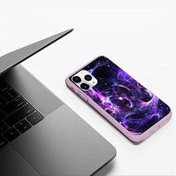 Чехол iPhone 11 Pro матовый SPACE, цвет: 3D-розовый — фото 2