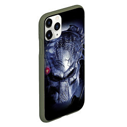 Чехол iPhone 11 Pro матовый PREDATOR, цвет: 3D-темно-зеленый — фото 2