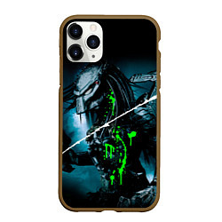 Чехол iPhone 11 Pro матовый PREDATOR, цвет: 3D-коричневый