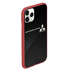 Чехол iPhone 11 Pro матовый MITSUBISHI, цвет: 3D-красный — фото 2