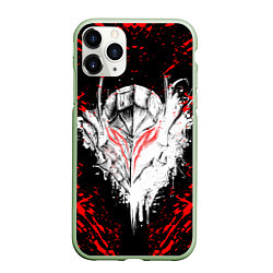 Чехол iPhone 11 Pro матовый BERSERK, цвет: 3D-салатовый