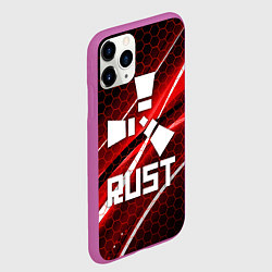 Чехол iPhone 11 Pro матовый RUST, цвет: 3D-фиолетовый — фото 2