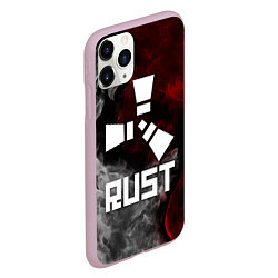 Чехол iPhone 11 Pro матовый RUST, цвет: 3D-розовый — фото 2