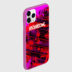 Чехол iPhone 11 Pro матовый Roblox, цвет: 3D-фиолетовый — фото 2