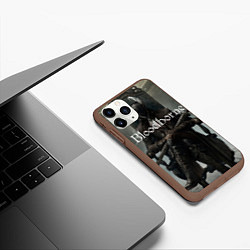 Чехол iPhone 11 Pro матовый Bloodborne, цвет: 3D-коричневый — фото 2