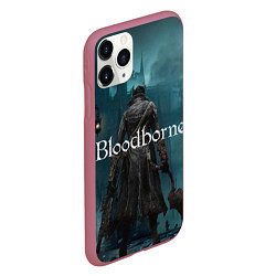 Чехол iPhone 11 Pro матовый Bloodborne, цвет: 3D-малиновый — фото 2