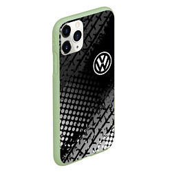 Чехол iPhone 11 Pro матовый Volkswagen, цвет: 3D-салатовый — фото 2
