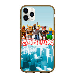 Чехол iPhone 11 Pro матовый ROBLOX 5, цвет: 3D-коричневый