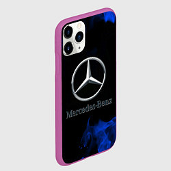 Чехол iPhone 11 Pro матовый Mercedes, цвет: 3D-фиолетовый — фото 2