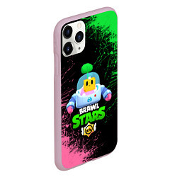 Чехол iPhone 11 Pro матовый BRAWL STARS SPROUT, цвет: 3D-розовый — фото 2