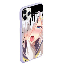 Чехол iPhone 11 Pro матовый AHEGAO, цвет: 3D-светло-сиреневый — фото 2