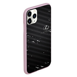 Чехол iPhone 11 Pro матовый LEXUS, цвет: 3D-розовый — фото 2