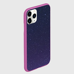Чехол iPhone 11 Pro матовый Космос, цвет: 3D-фиолетовый — фото 2