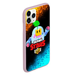 Чехол iPhone 11 Pro матовый BRAWL STARS SPROUT, цвет: 3D-розовый — фото 2