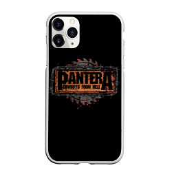 Чехол iPhone 11 Pro матовый PANTERA, цвет: 3D-белый