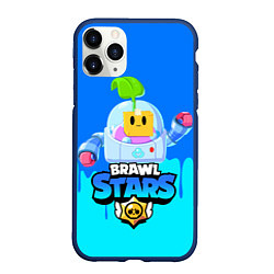 Чехол iPhone 11 Pro матовый Brawl Stars SPROUT, цвет: 3D-тёмно-синий