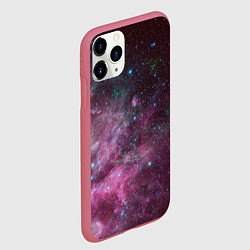 Чехол iPhone 11 Pro матовый Birth and death of stars, цвет: 3D-малиновый — фото 2