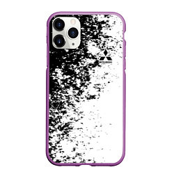 Чехол iPhone 11 Pro матовый Mitsubishi, цвет: 3D-фиолетовый