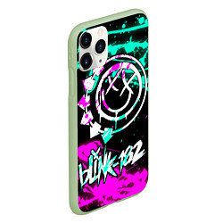 Чехол iPhone 11 Pro матовый Blink-182 6, цвет: 3D-салатовый — фото 2