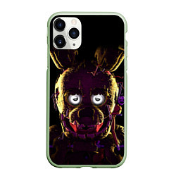 Чехол iPhone 11 Pro матовый FNAF 2, цвет: 3D-салатовый