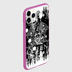 Чехол iPhone 11 Pro матовый QUEEN, цвет: 3D-фиолетовый — фото 2