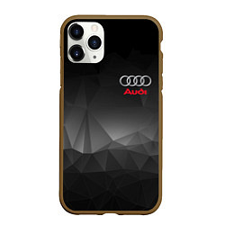 Чехол iPhone 11 Pro матовый AUDI, цвет: 3D-коричневый