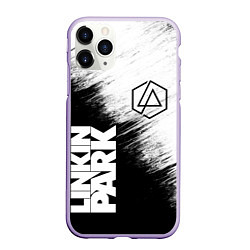 Чехол iPhone 11 Pro матовый LINKIN PARK 3, цвет: 3D-светло-сиреневый