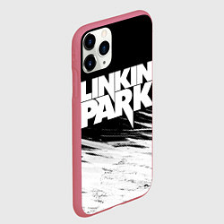 Чехол iPhone 11 Pro матовый LINKIN PARK 9, цвет: 3D-малиновый — фото 2