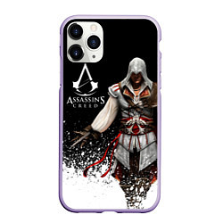 Чехол iPhone 11 Pro матовый Assassin’s Creed 04, цвет: 3D-светло-сиреневый