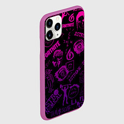 Чехол iPhone 11 Pro матовый TRAVIS SCOTT X FORTNITE, цвет: 3D-фиолетовый — фото 2