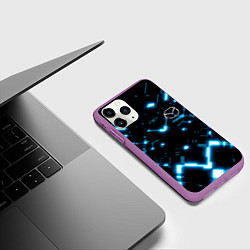Чехол iPhone 11 Pro матовый MAZDA, цвет: 3D-фиолетовый — фото 2