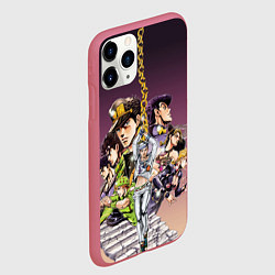 Чехол iPhone 11 Pro матовый Jo Jo, цвет: 3D-малиновый — фото 2
