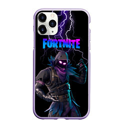 Чехол iPhone 11 Pro матовый Raven Fortnite, цвет: 3D-светло-сиреневый