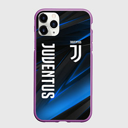 Чехол iPhone 11 Pro матовый JUVENTUS, цвет: 3D-фиолетовый