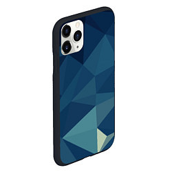 Чехол iPhone 11 Pro матовый DARK BLUE, цвет: 3D-черный — фото 2