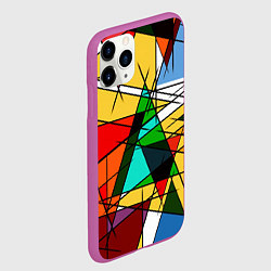 Чехол iPhone 11 Pro матовый ПИКАССО, цвет: 3D-фиолетовый — фото 2