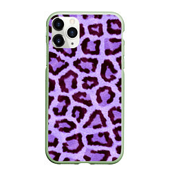 Чехол iPhone 11 Pro матовый JAGUAR, цвет: 3D-салатовый