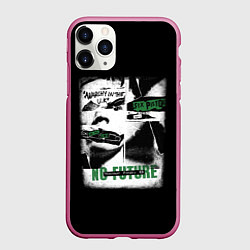 Чехол iPhone 11 Pro матовый Sex Pistols, цвет: 3D-малиновый