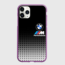 Чехол iPhone 11 Pro матовый BMW, цвет: 3D-фиолетовый