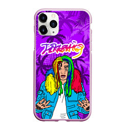 Чехол iPhone 11 Pro матовый Такеши 6ix9ine